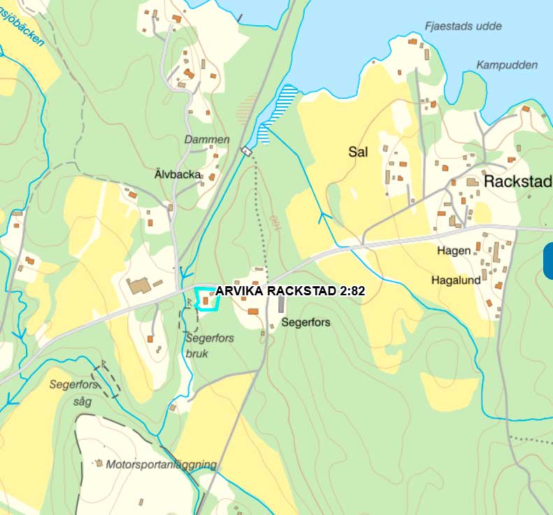 Rackstad karta